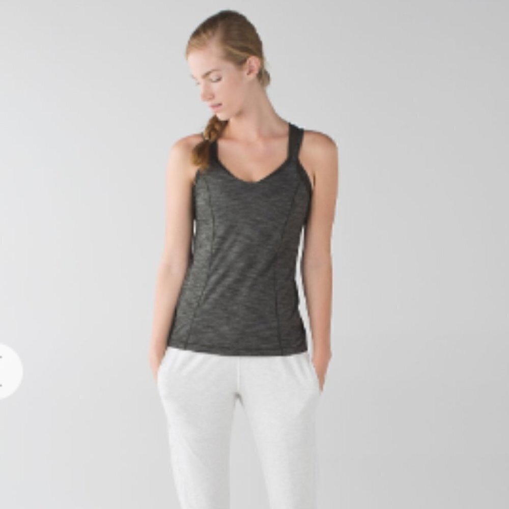 LULULEMON Run for Gold Tank Top Gator Green Sz 4